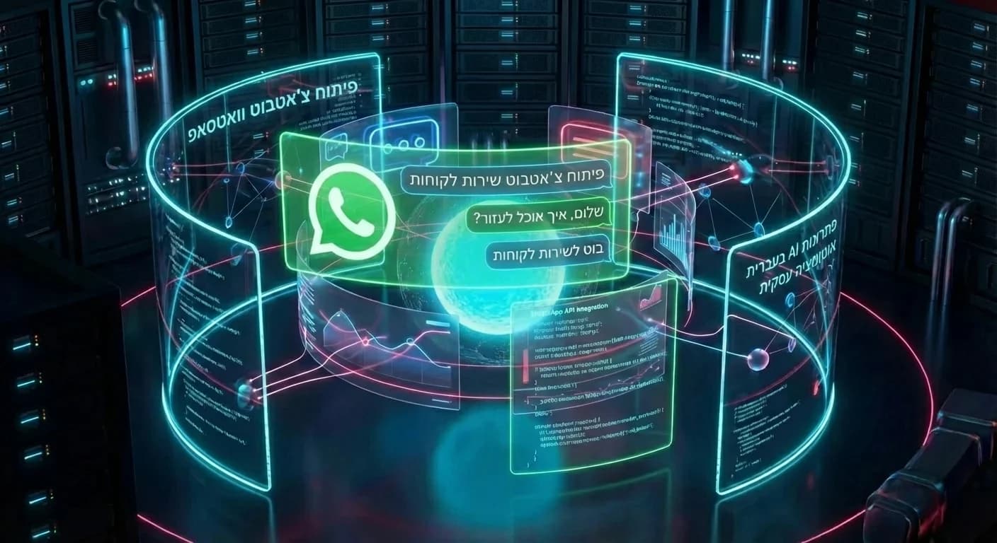 פיתוח בוט וואטסאפ חכם לעסקים (WhatsApp API)