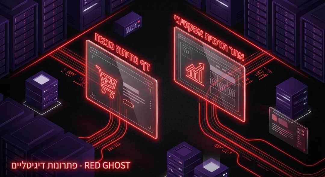 דף נחיתה או אתר תדמית? מה באמת מביא לידים?