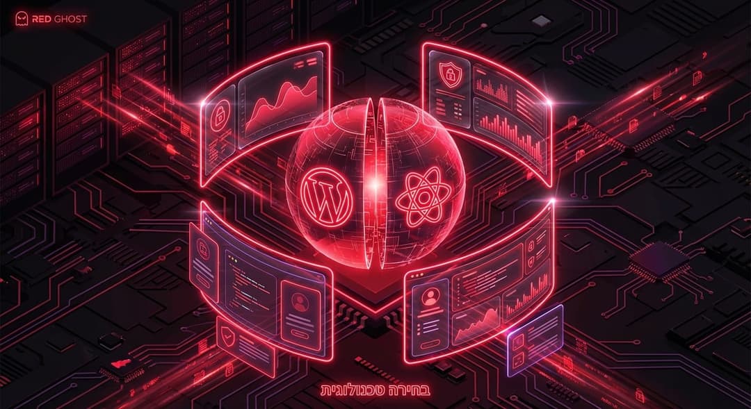 וורדפרס או React? המדריך המלא לקבלת החלטות (2026)